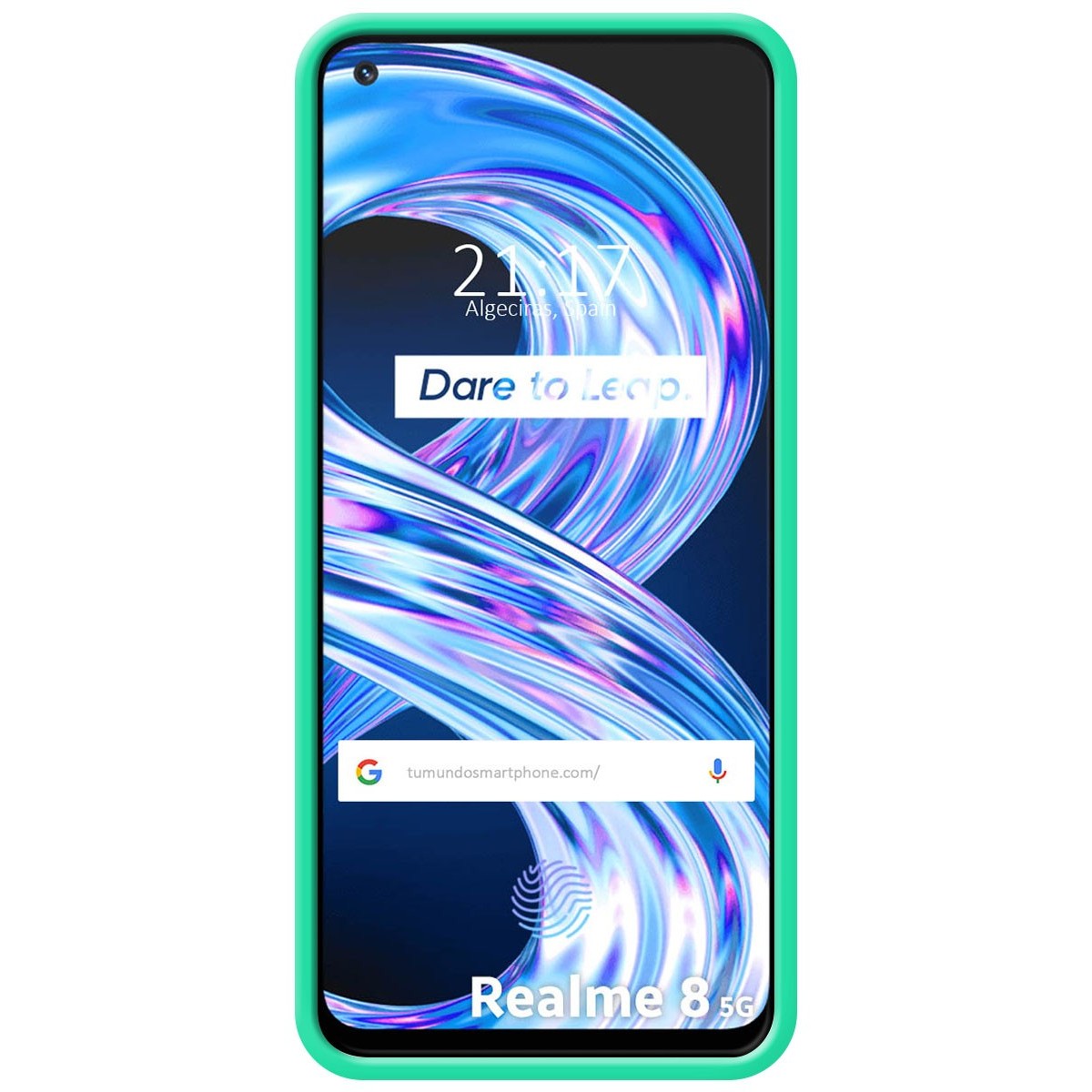 Funda Silicona Líquida Ultra Suave para Realme 8 5G / Narzo 30 5G Color Verde