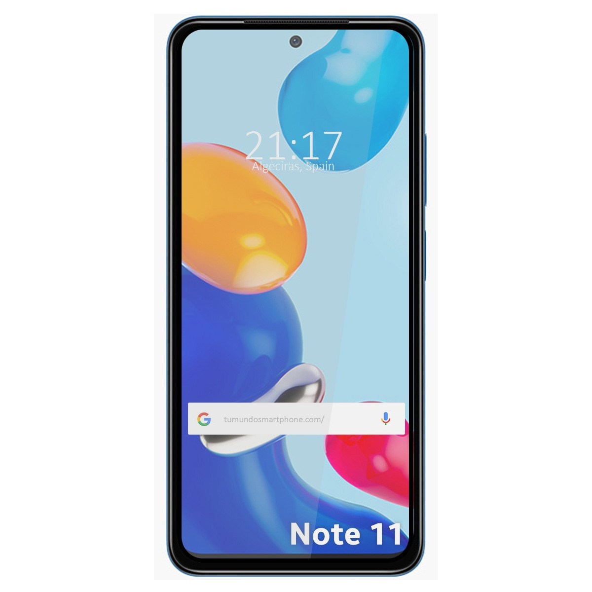 Protector Cristal Templado Completo 5D Full Glue Negro para Xiaomi Redmi Note 11 / 11s Vidrio