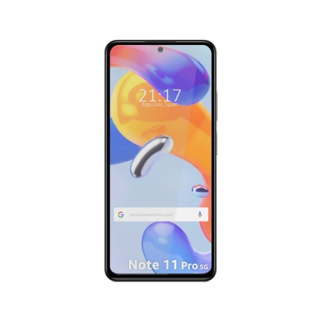 Protector Cristal Templado Completo 5D Full Glue Negro para Xiaomi Redmi Note 11 Pro / 11 Pro 5G Vidrio