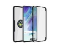 Funda Doble Negra Pc + Tpu Full Body 360 con Anillo para Samsung Galaxy S21 FE 5G