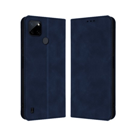 Funda Polipiel con tarjetero para Realme C21Y / C25Y color Azul