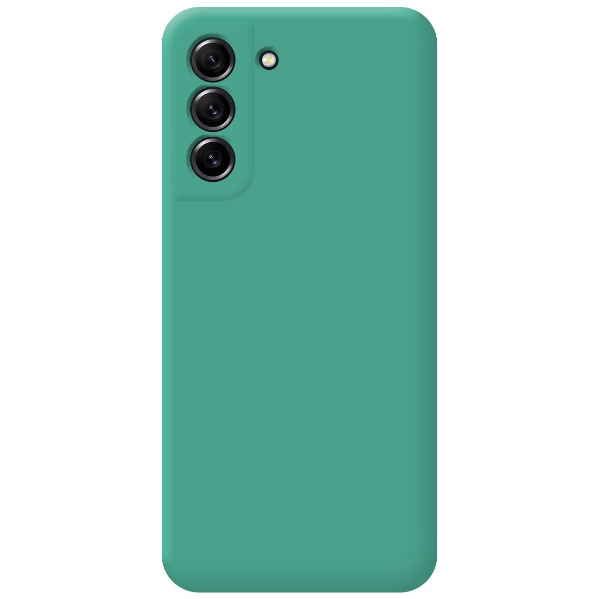 Funda Silicona Líquida Ultra Suave para Samsung Galaxy S21 FE 5G color Verde
