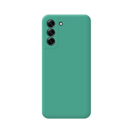 Funda Silicona Líquida Ultra Suave para Samsung Galaxy S21 FE 5G color Verde