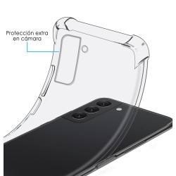 Funda Silicona Antigolpes Transparente para Samsung Galaxy S22 5G 2