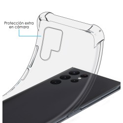 Funda Silicona Antigolpes Transparente para Samsung Galaxy S22 Ultra 5G 2