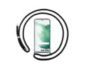 Funda Colgante Transparente para Samsung Galaxy S22 Plus 5G con Cordon Negro