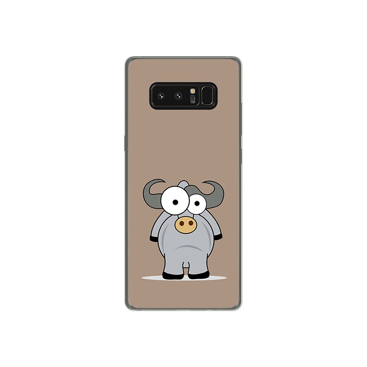 Funda Gel Tpu para Samsung Galaxy Note 8 Diseño Toro Dibujos