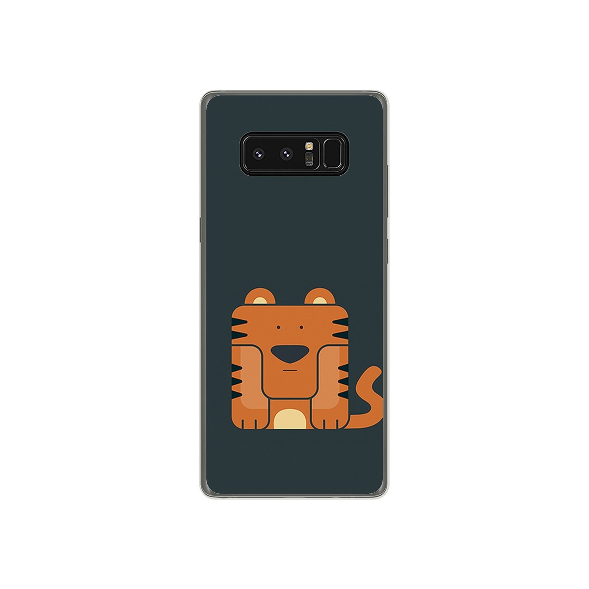 Funda Gel Tpu para Samsung Galaxy Note 8 Diseño Tigre Dibujos