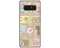 Funda Gel Tpu para Samsung Galaxy Note 8 Diseño Sellos Dibujos