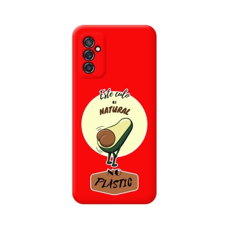 Funda Silicona Líquida Roja para Samsung Galaxy M52 5G diseño Culo Natural Dibujos