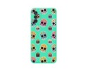 Funda Silicona Líquida Verde para Samsung Galaxy M52 5G diseño Catrina Dibujos