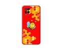 Funda Silicona Líquida Roja para Realme 8 4G / 8 Pro diseño Abeja Dibujos