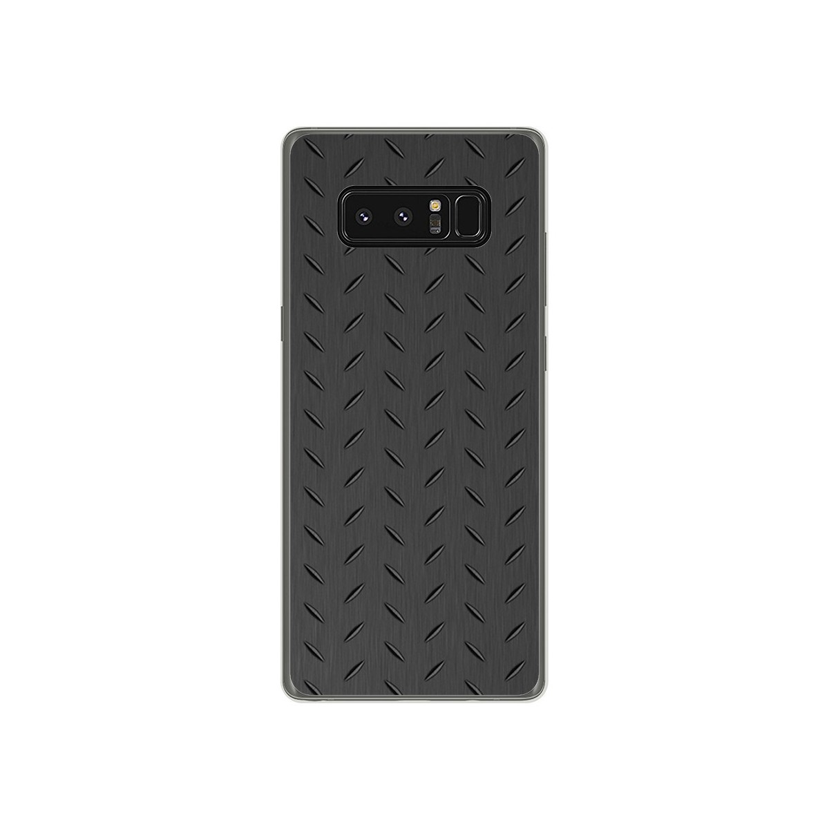 Funda Gel Tpu para Samsung Galaxy Note 8 Diseño Metal Dibujos