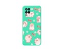 Funda Silicona Líquida Verde para Realme 8 5G / Narzo 30 5G diseño Cerdos Dibujos