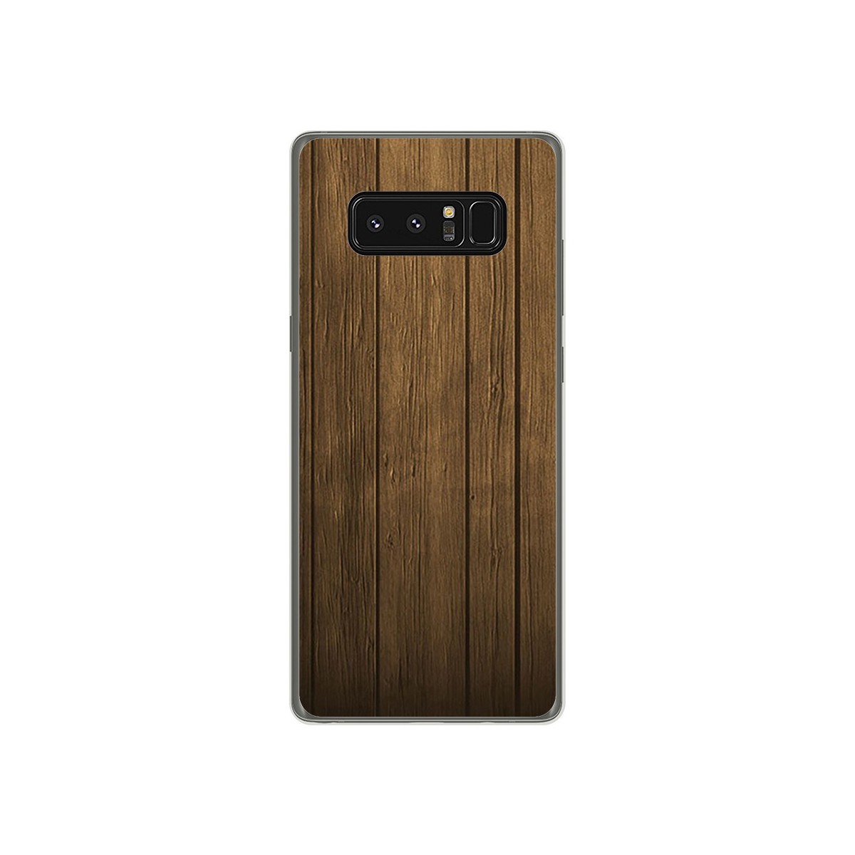 Funda Gel Tpu para Samsung Galaxy Note 8 Diseño Madera Dibujos