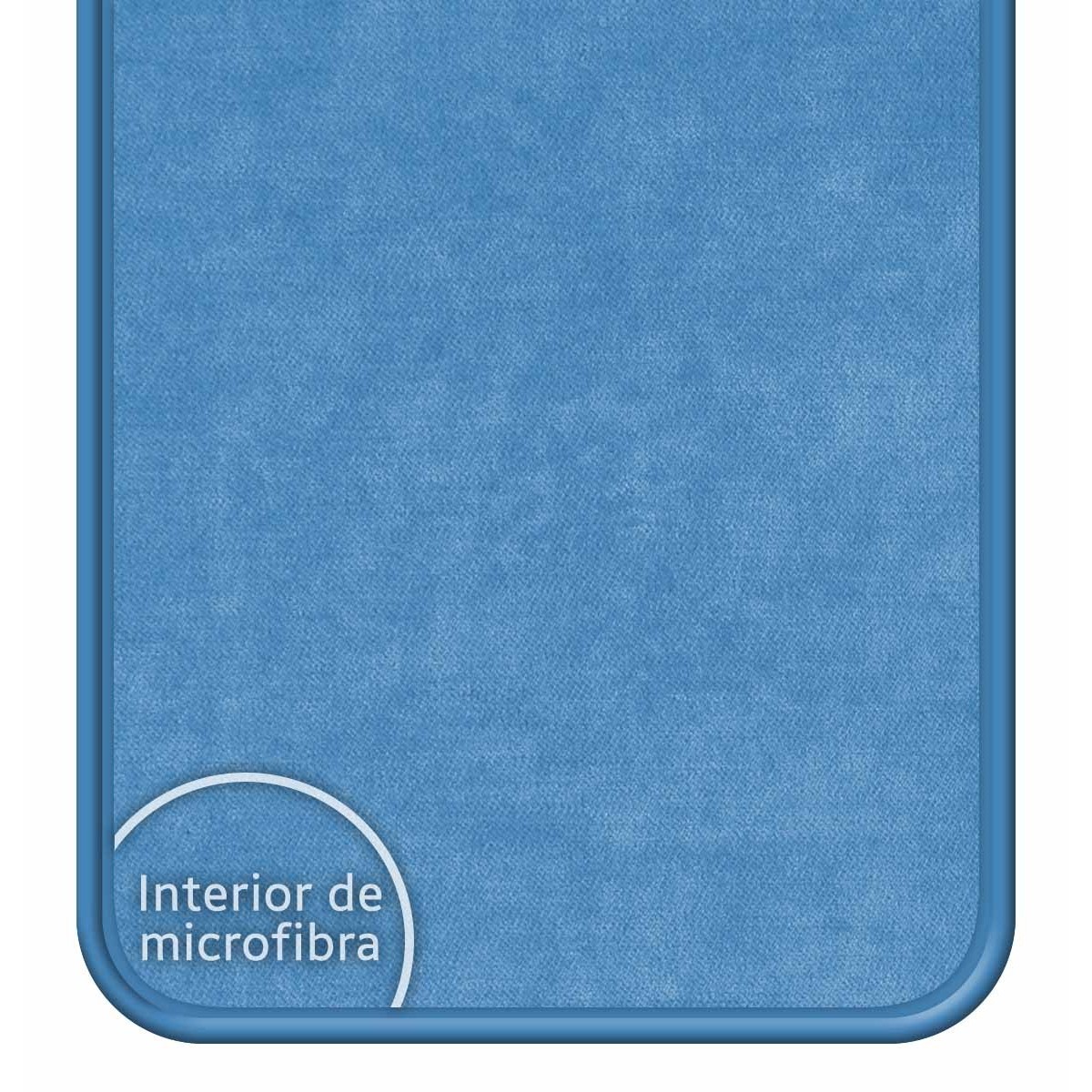 Funda Silicona Líquida Azul para Samsung Galaxy S21 FE 5G diseño Mujer Escalada Dibujos