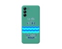 Funda Silicona Líquida Verde para Samsung Galaxy S21 FE 5G diseño Agua Dibujos