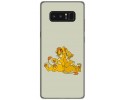 Funda Gel Tpu para Samsung Galaxy Note 8 Diseño Leones Dibujos