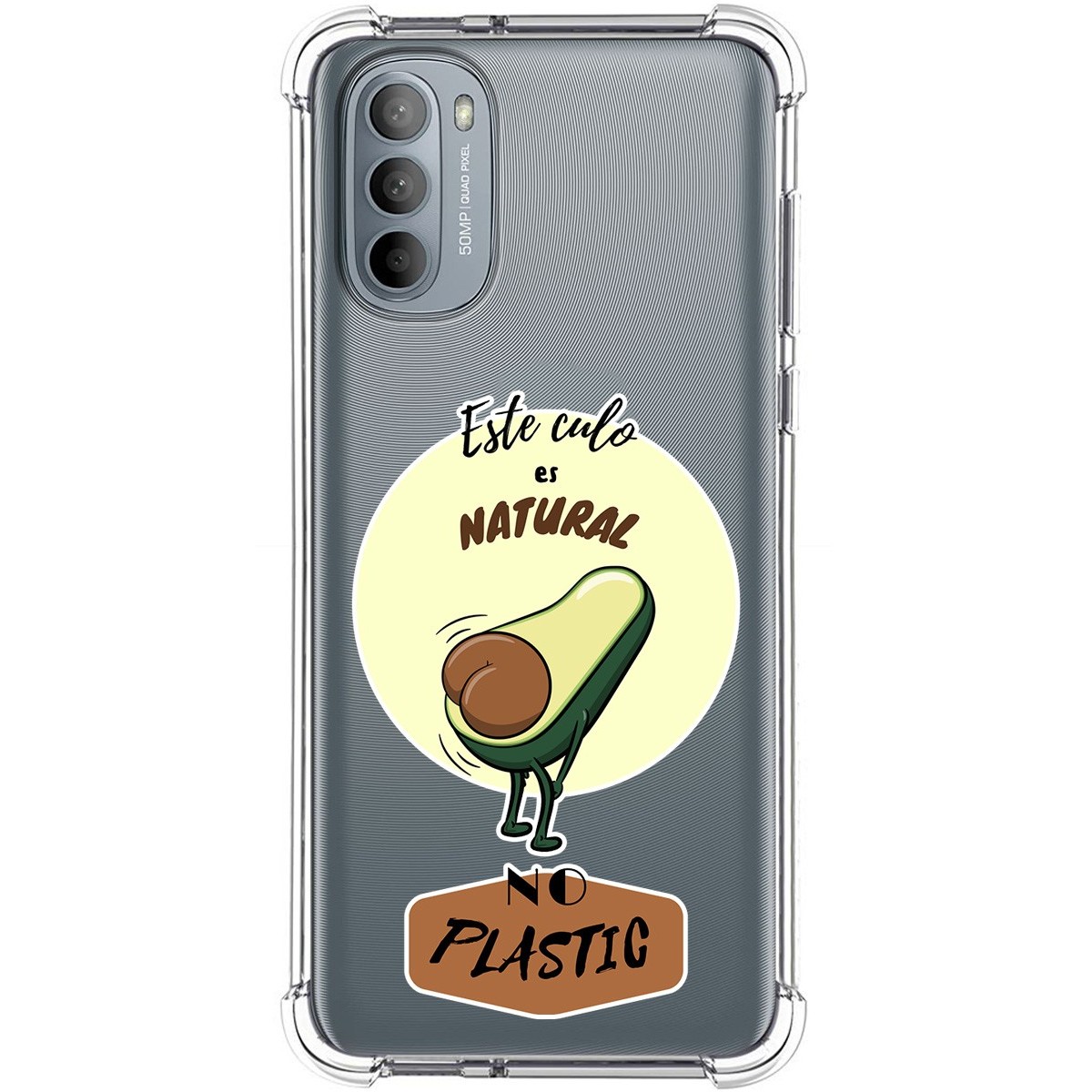 Funda Silicona Antigolpes para Motorola Moto G31 diseño Culo Natural Dibujos