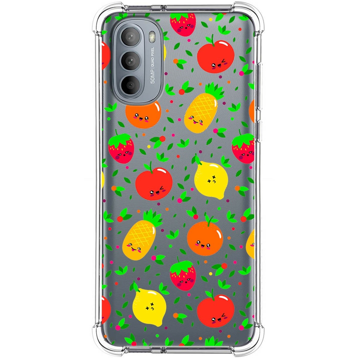 Funda Silicona Antigolpes para Motorola Moto G31 diseño Frutas 01 Dibujos