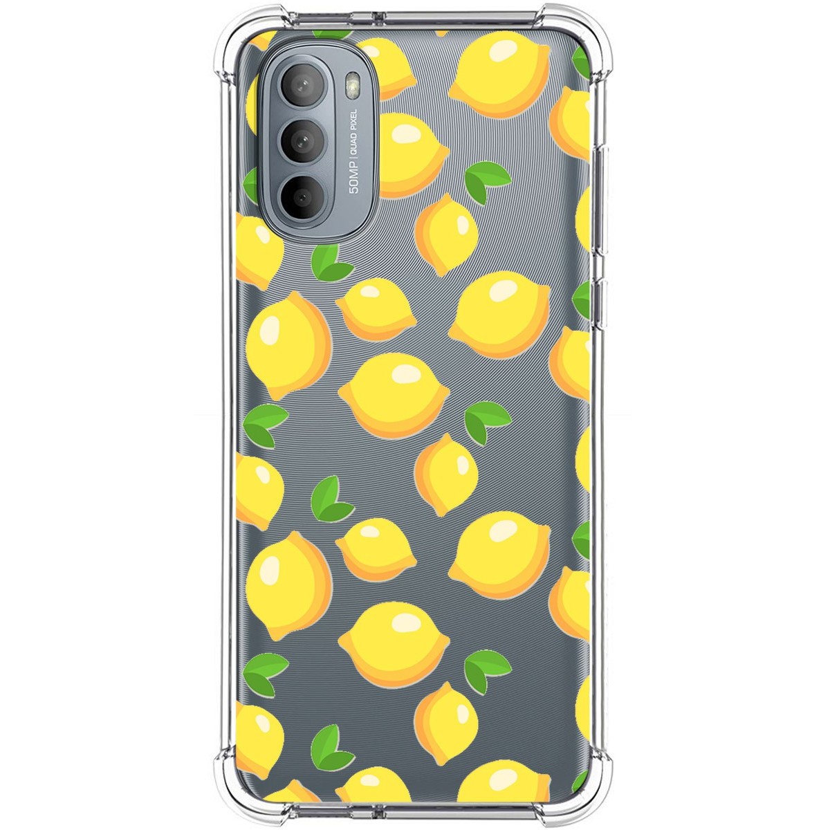Funda Silicona Antigolpes para Motorola Moto G31 diseño Limones Dibujos