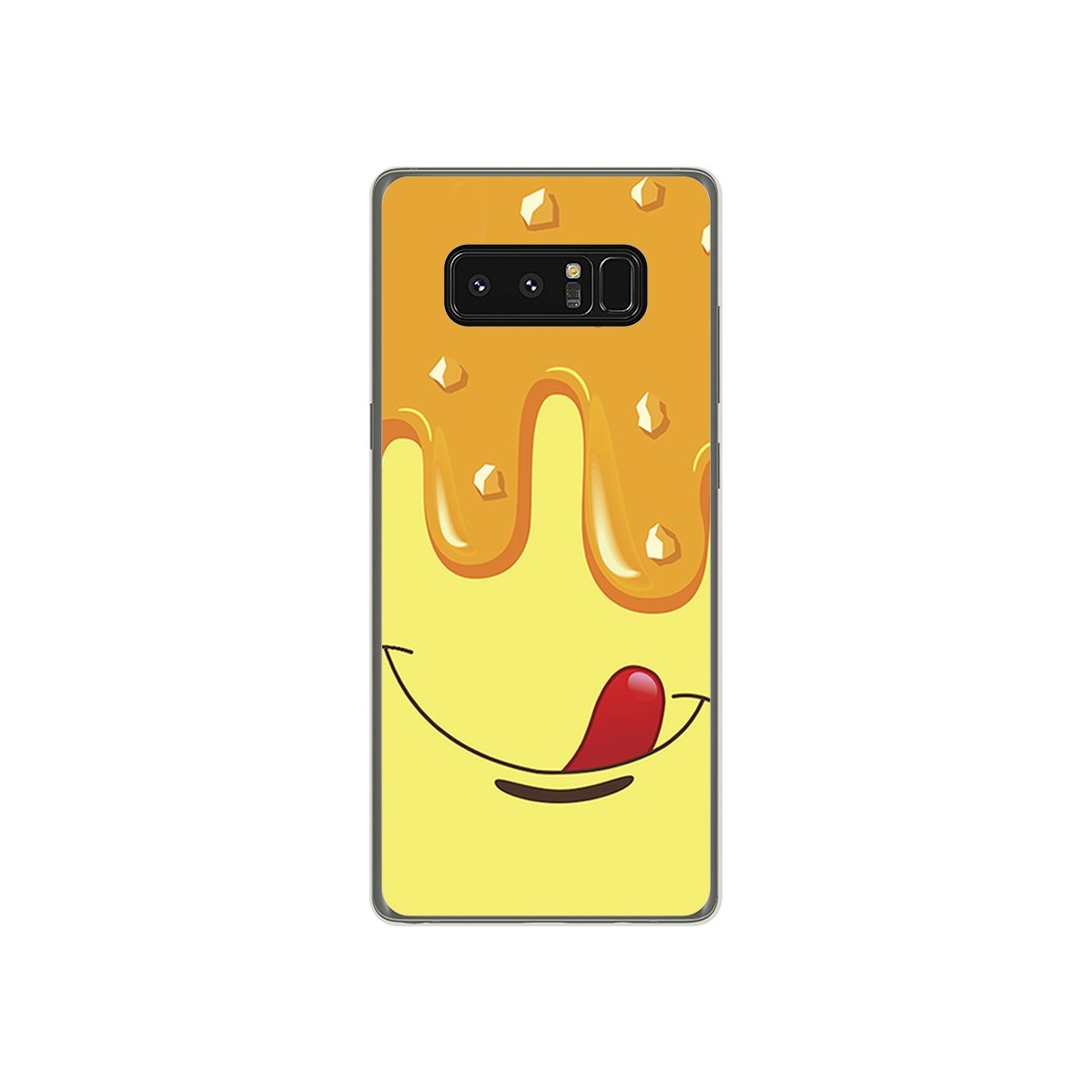Funda Gel Tpu para Samsung Galaxy Note 8 Diseño Helado Vainilla Dibujos
