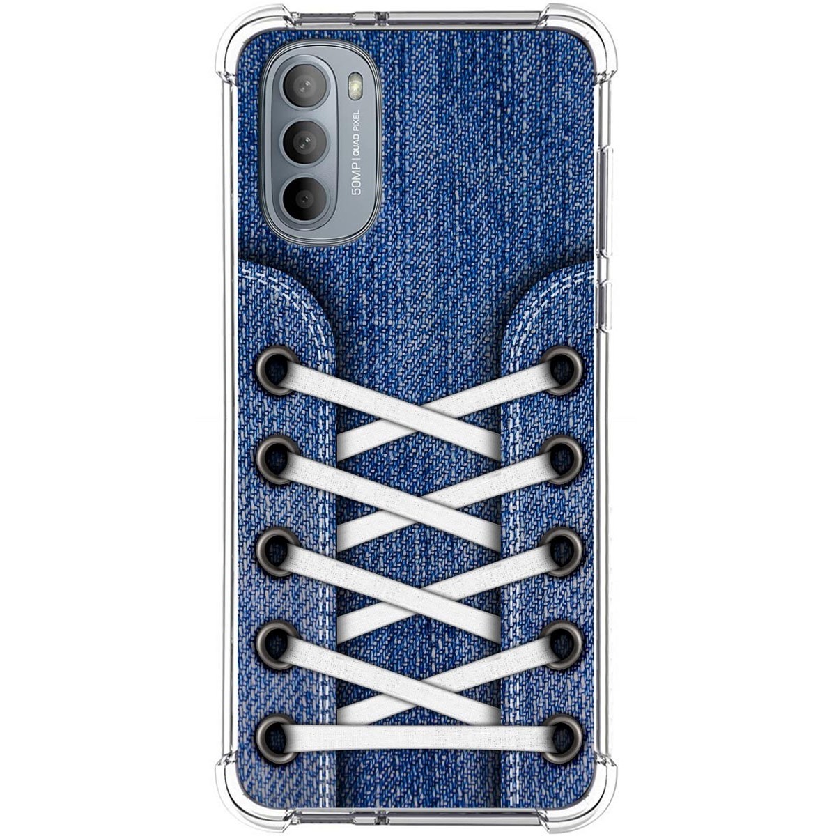 Funda Silicona Antigolpes para Motorola Moto G31 diseño Zapatillas 01 Dibujos