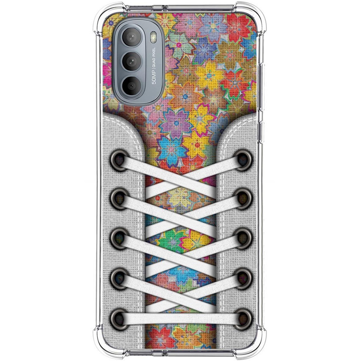 Funda Silicona Antigolpes para Motorola Moto G31 diseño Zapatillas 05 Dibujos