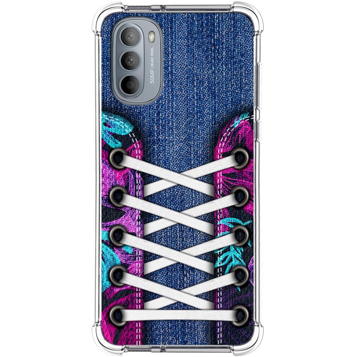 Funda Silicona Antigolpes para Motorola Moto G31 diseño Zapatillas 06 Dibujos