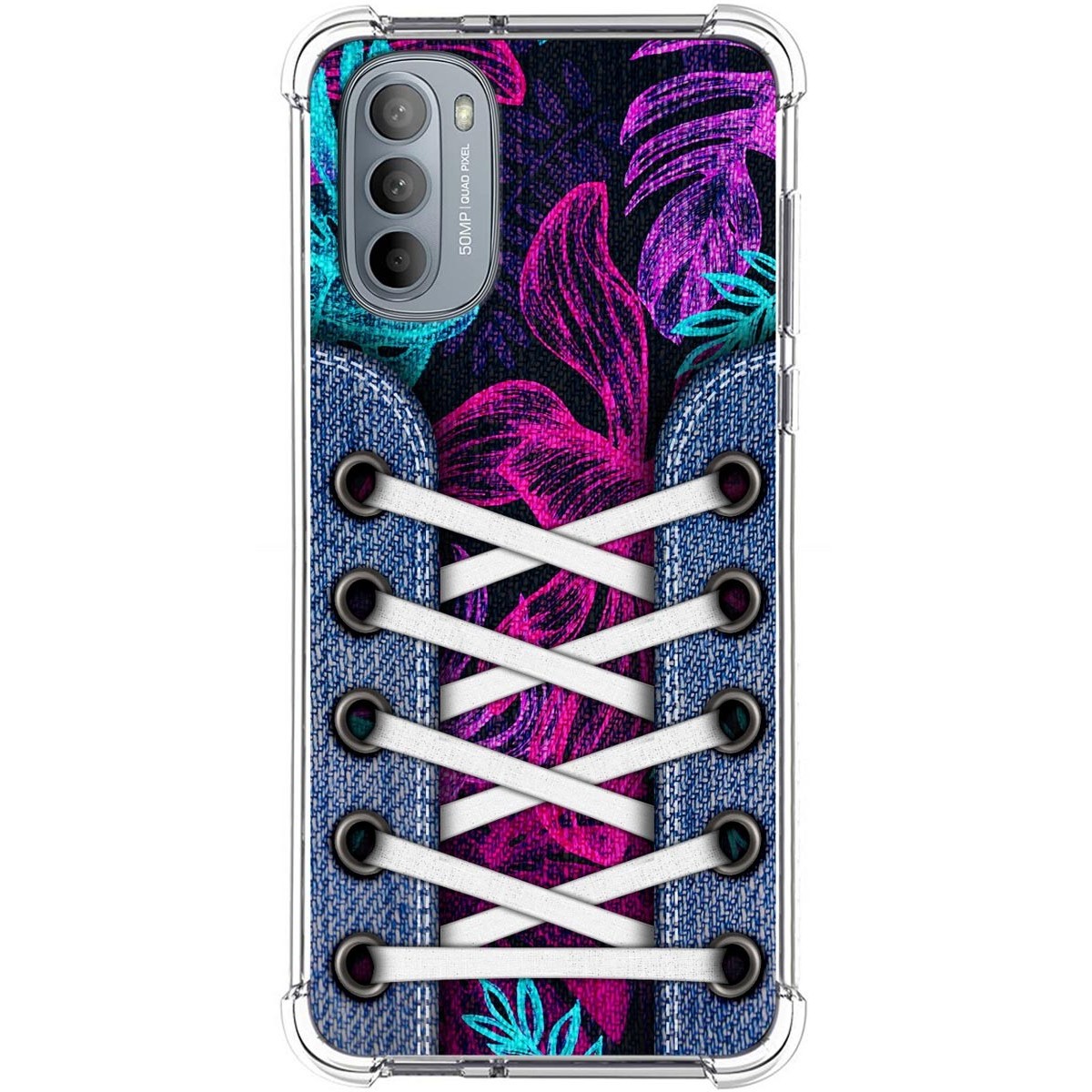 Funda Silicona Antigolpes para Motorola Moto G31 diseño Zapatillas 07 Dibujos