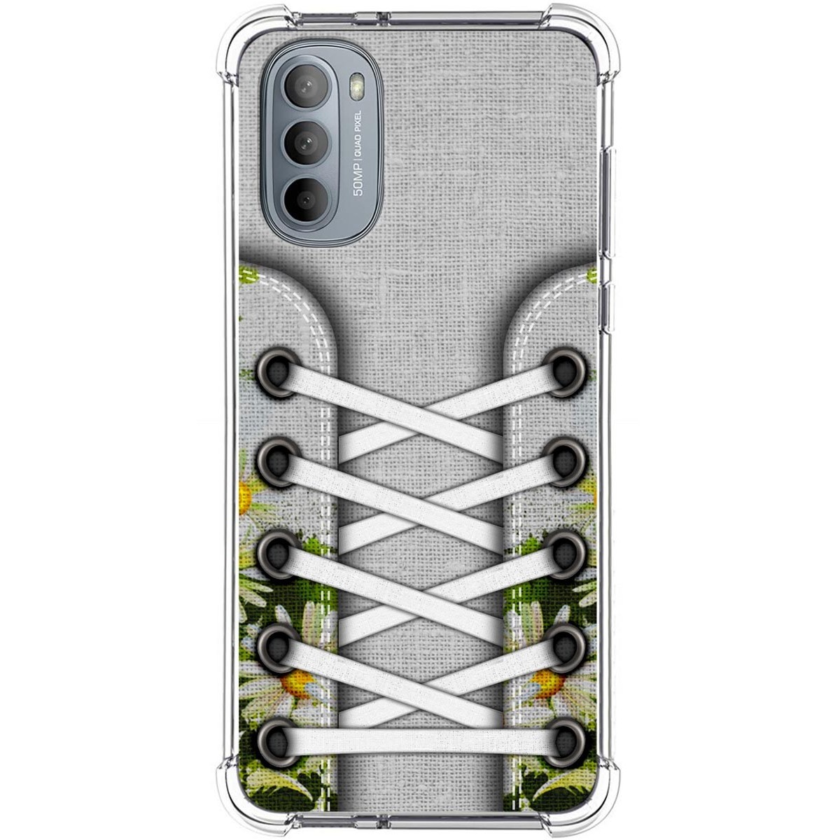 Funda Silicona Antigolpes para Motorola Moto G31 diseño Zapatillas 08 Dibujos