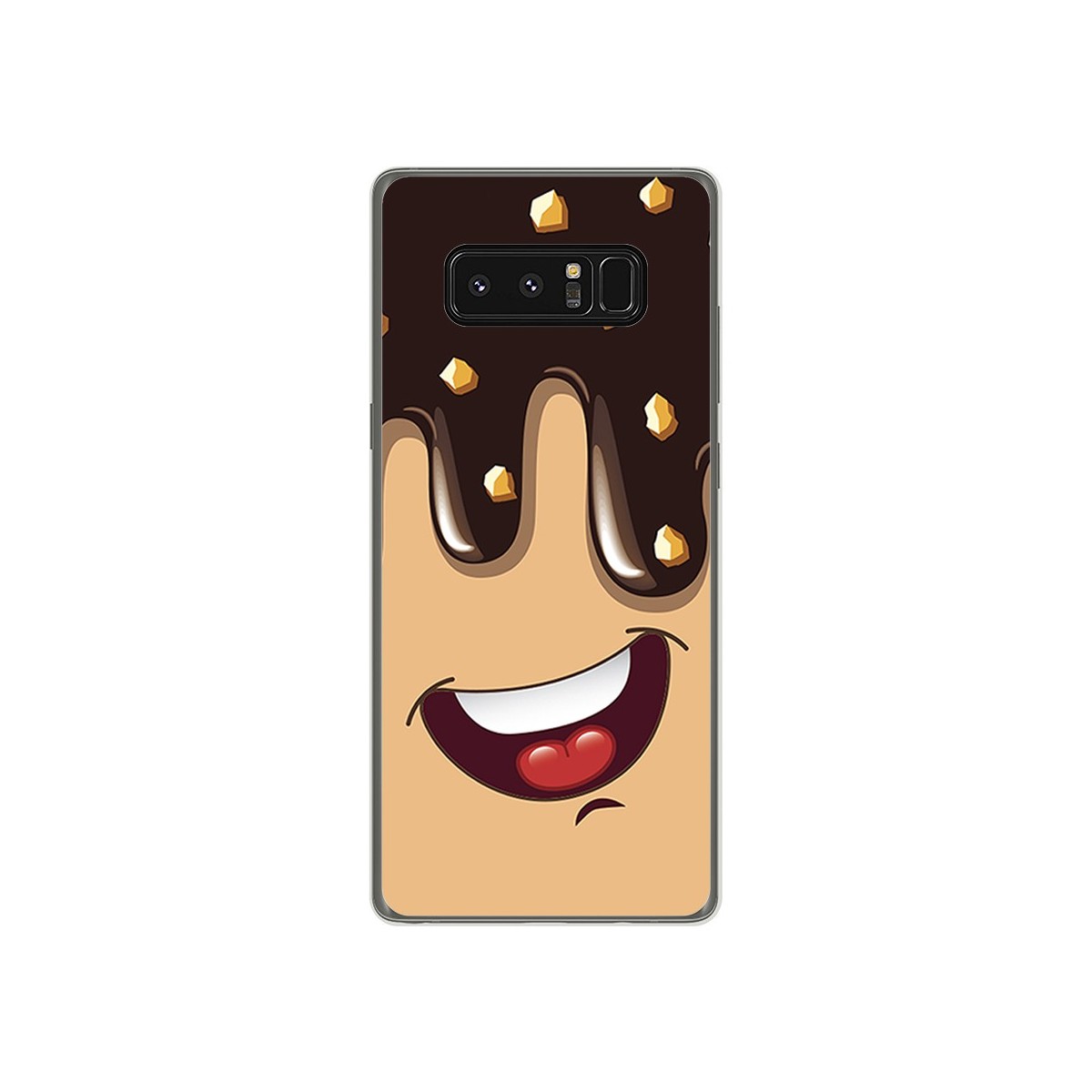 Funda Gel Tpu para Samsung Galaxy Note 8 Diseño Helado Chocolate Dibujos