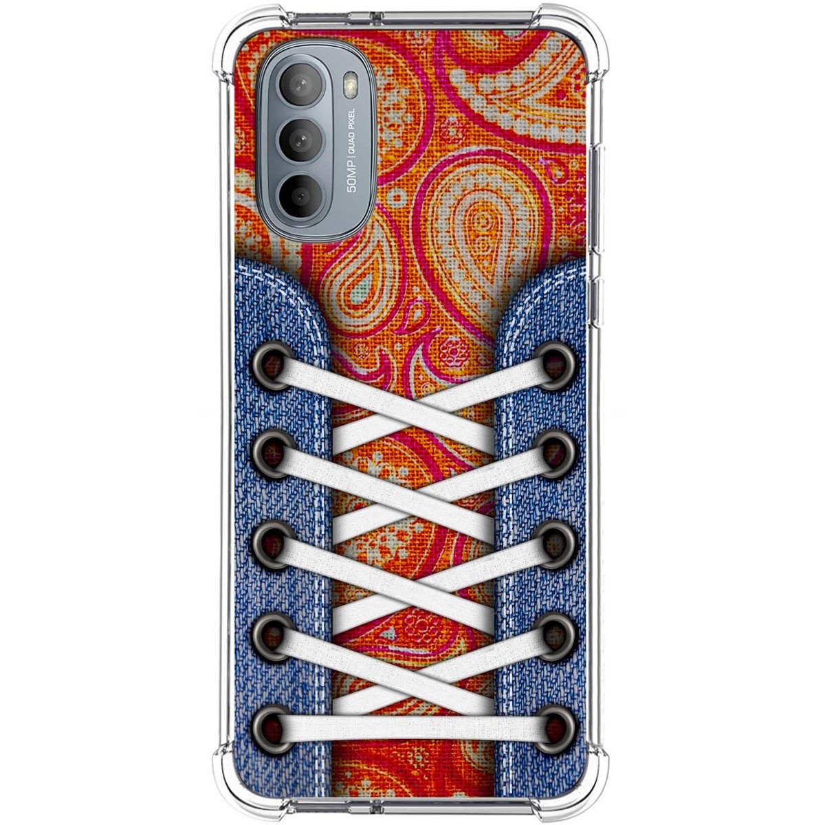 Funda Silicona Antigolpes para Motorola Moto G31 diseño Zapatillas 10 Dibujos