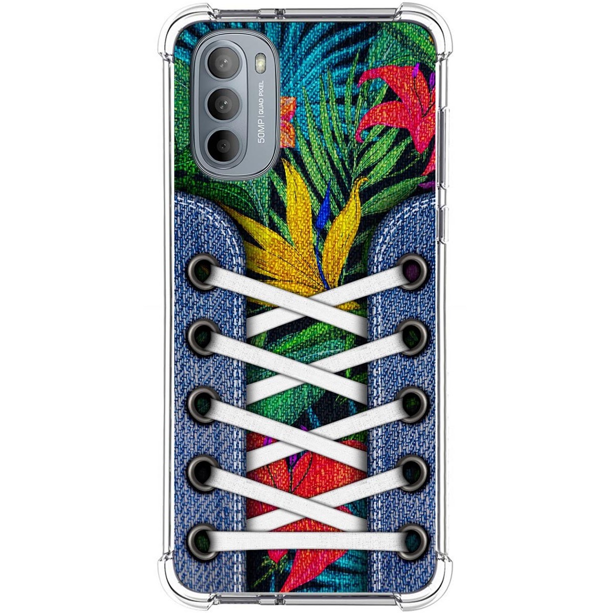 Funda Silicona Antigolpes para Motorola Moto G31 diseño Zapatillas 12 Dibujos
