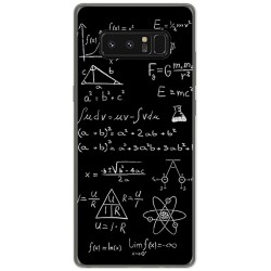 Funda Gel Tpu para Samsung Galaxy Note 8 Diseño Formulas Dibujos