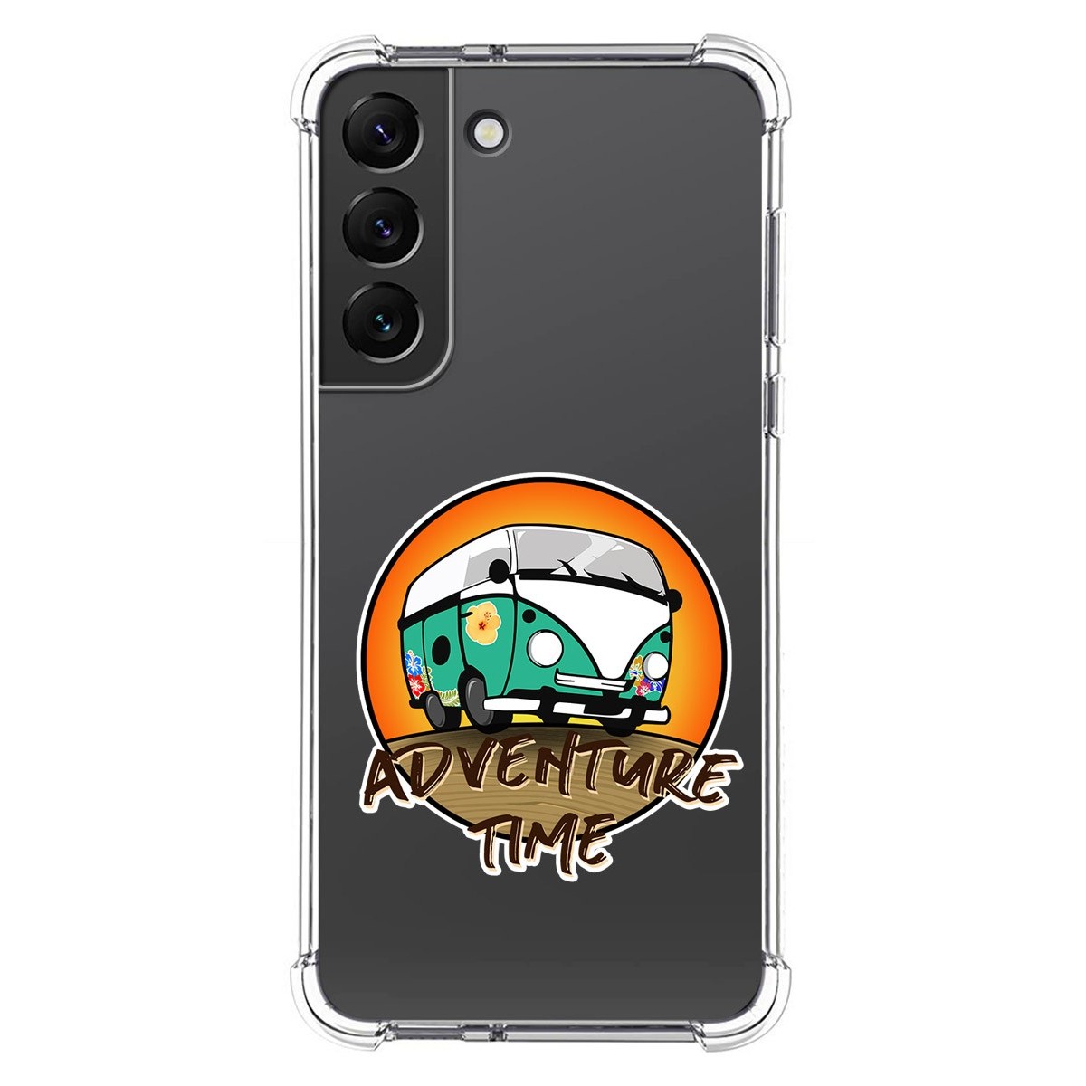 Funda Silicona Antigolpes para Samsung Galaxy S22 5G diseño Adventure Time Dibujos