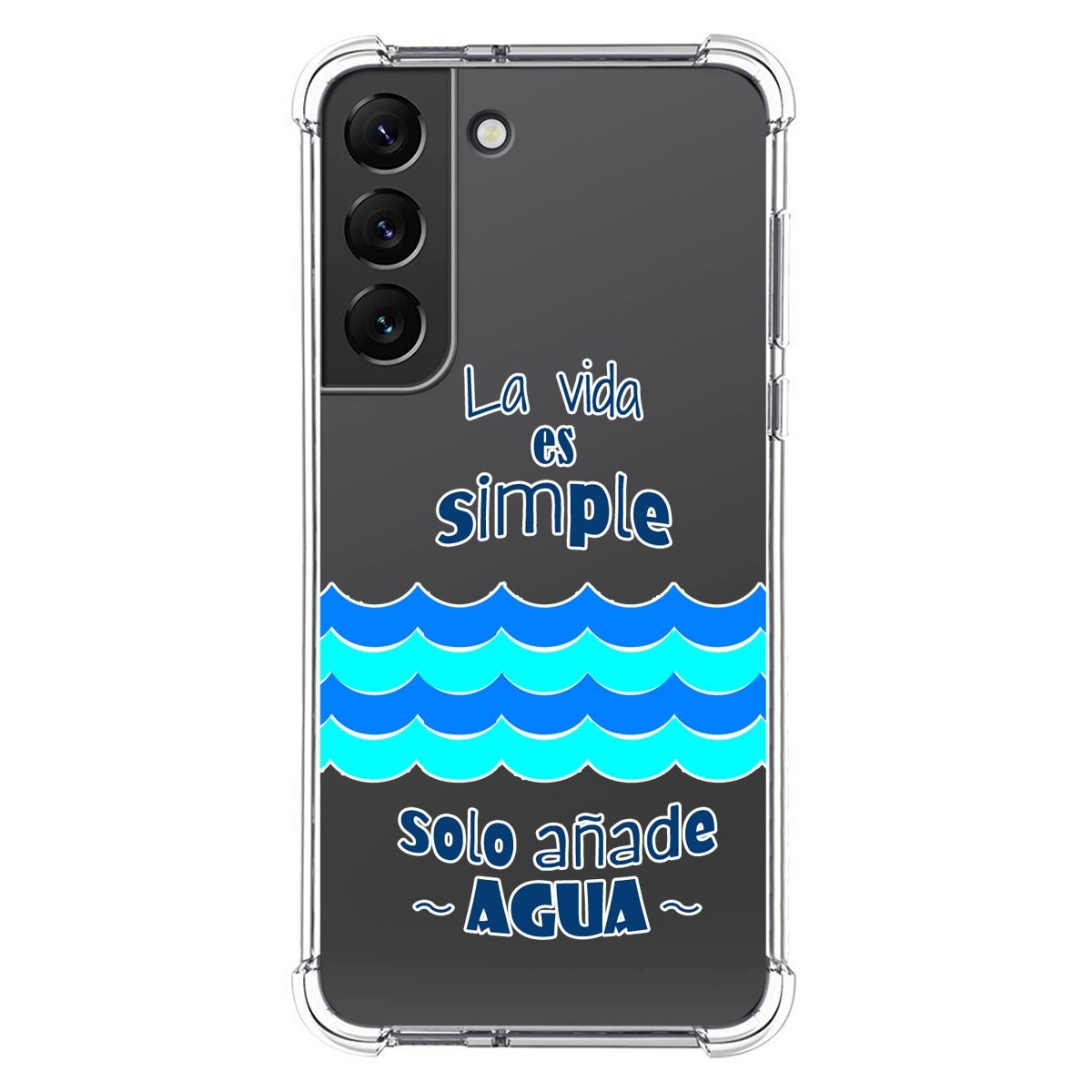 Funda Silicona Antigolpes para Samsung Galaxy S22 5G diseño Agua Dibujos