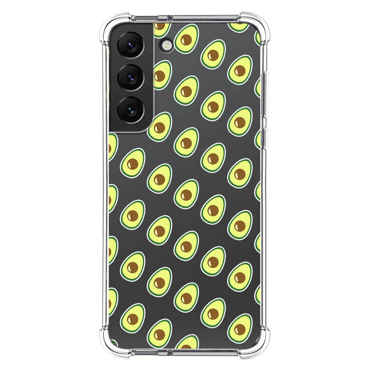 Funda Silicona Antigolpes para Samsung Galaxy S22 5G diseño Aguacate Dibujos