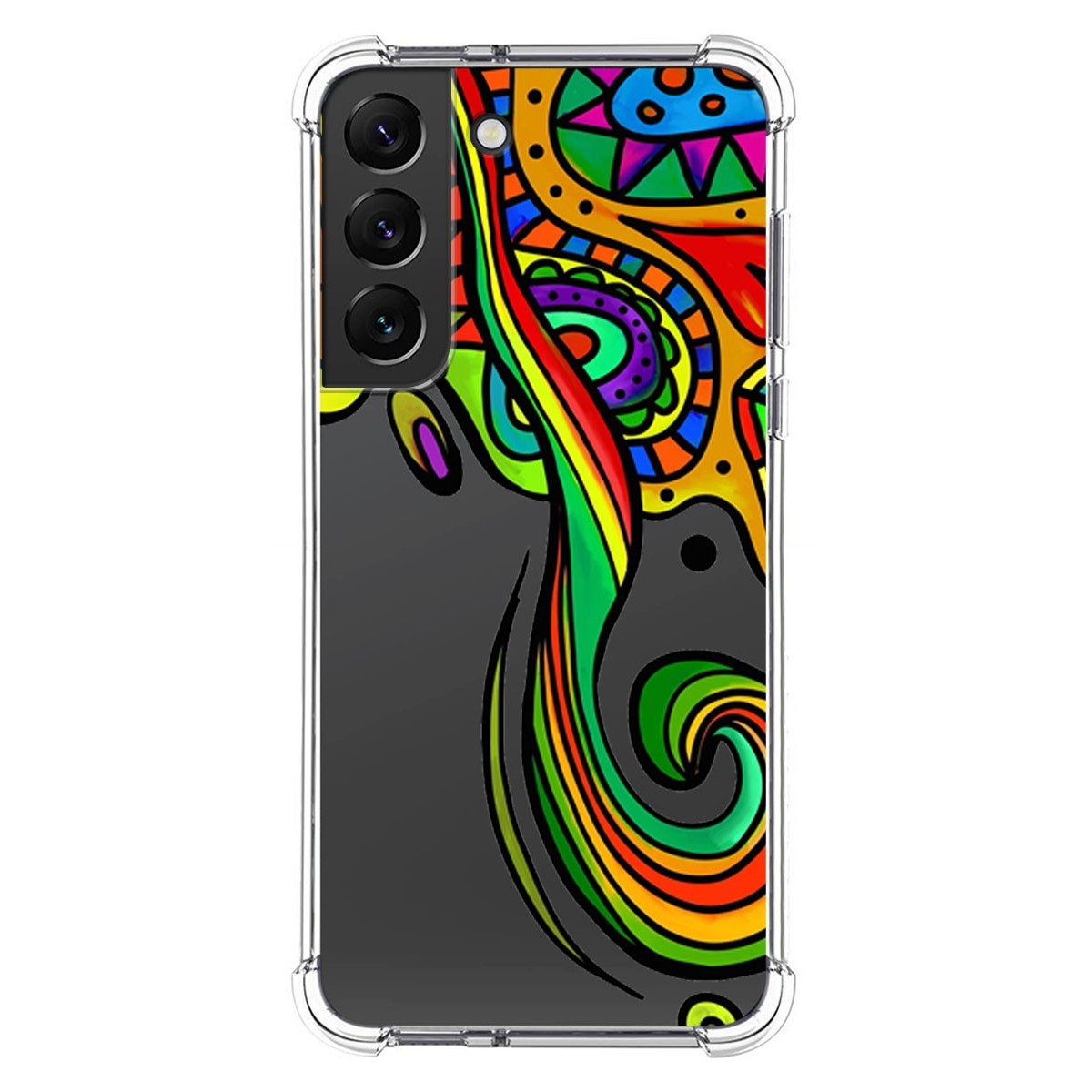 Funda Silicona Antigolpes para Samsung Galaxy S22 5G diseño Colores Dibujos