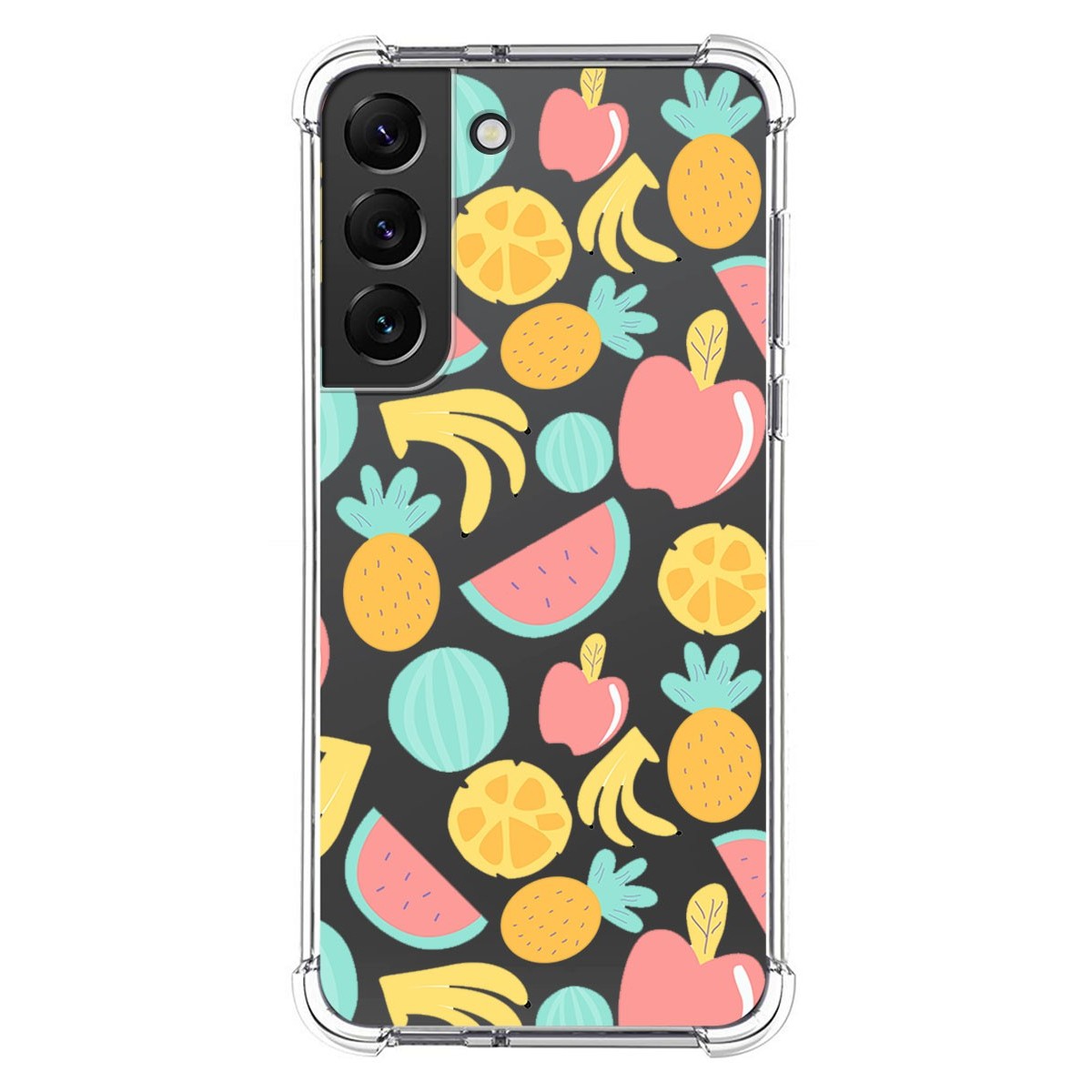 Funda Silicona Antigolpes para Samsung Galaxy S22 5G diseño Frutas 02 Dibujos