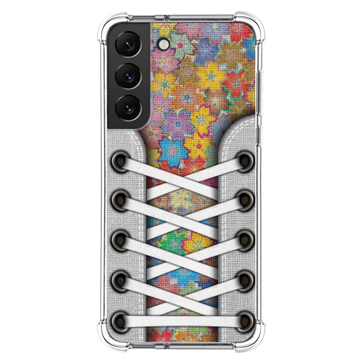 Funda Silicona Antigolpes para Samsung Galaxy S22 5G diseño Zapatillas 05 Dibujos