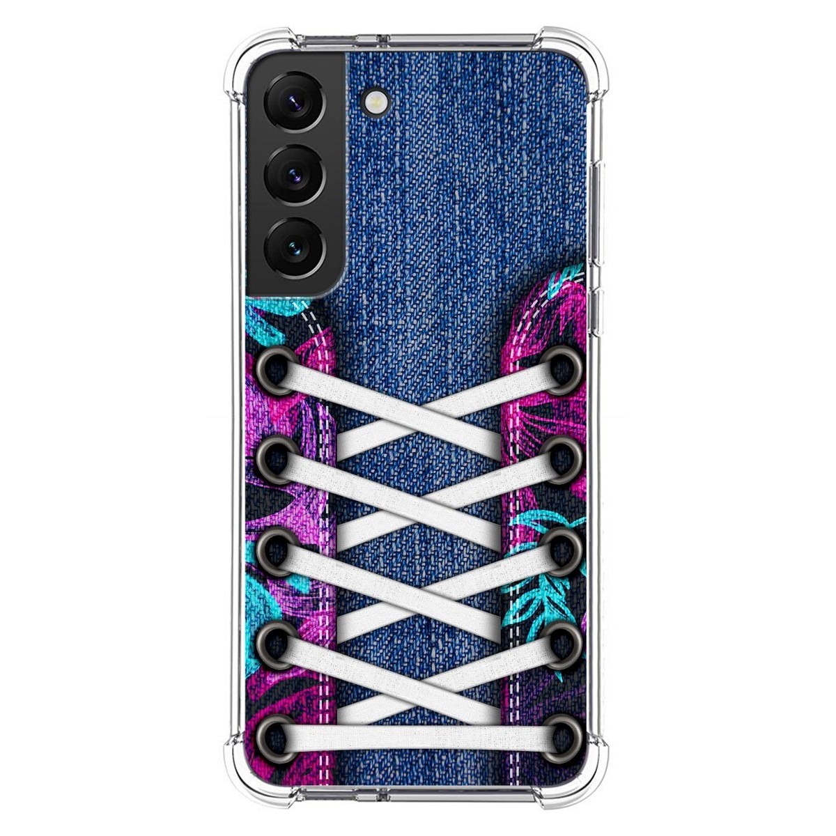 Funda Silicona Antigolpes para Samsung Galaxy S22 5G diseño Zapatillas 06 Dibujos