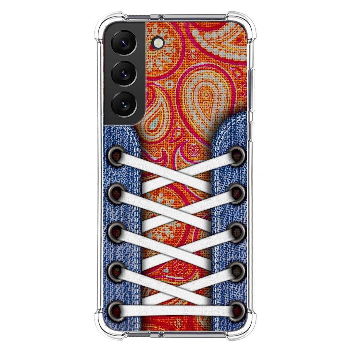 Funda Silicona Antigolpes para Samsung Galaxy S22 5G diseño Zapatillas 10 Dibujos