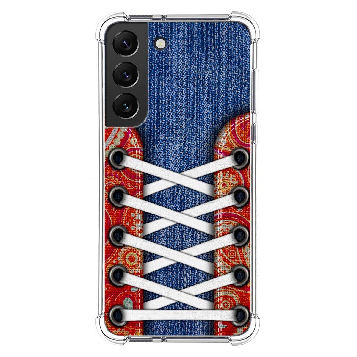 Funda Silicona Antigolpes para Samsung Galaxy S22 5G diseño Zapatillas 11 Dibujos
