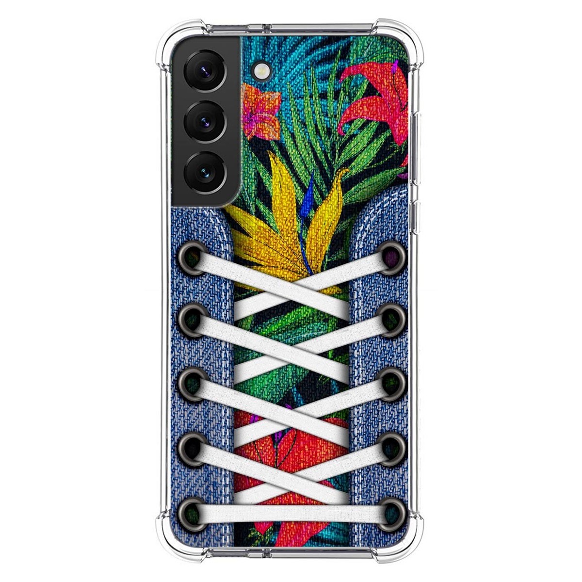 Funda Silicona Antigolpes para Samsung Galaxy S22 5G diseño Zapatillas 12 Dibujos