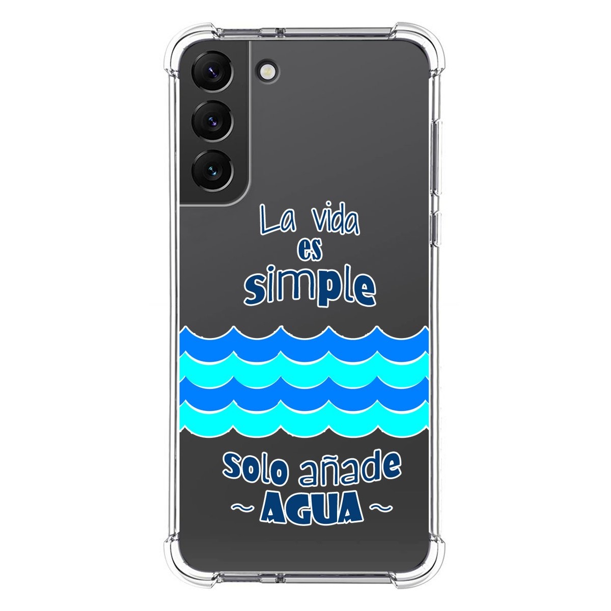 Funda Silicona Antigolpes para Samsung Galaxy S22 Plus 5G diseño Agua Dibujos