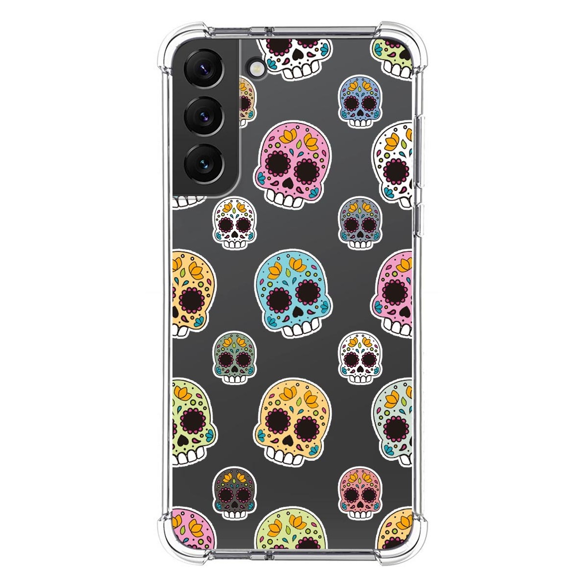 Funda Silicona Antigolpes para Samsung Galaxy S22 Plus 5G diseño Catrina Dibujos