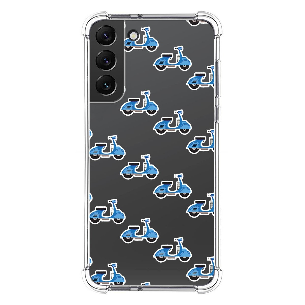 Funda Silicona Antigolpes para Samsung Galaxy S22 Plus 5G diseño Scooter Dibujos