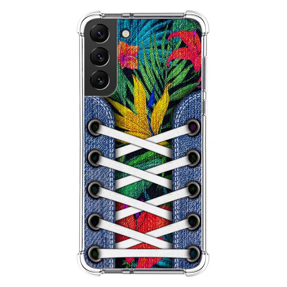 Funda Silicona Antigolpes para Samsung Galaxy S22 Plus 5G diseño Zapatillas 12 Dibujos