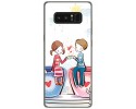 Funda Gel Tpu para Samsung Galaxy Note 8 Diseño Cafe Dibujos